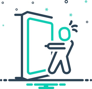 mix icon for pulling vector