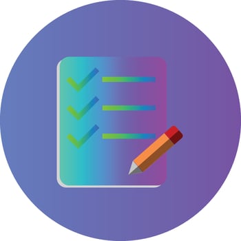 Modern Note Book Icon With Pencil vector