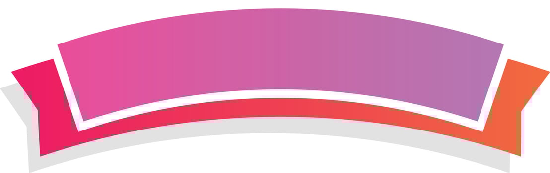 Abstract Orange and Purple Text Box vector