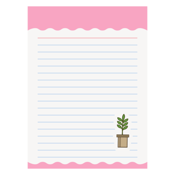 Paper Note Home Garden Tree Plan Cute Element png