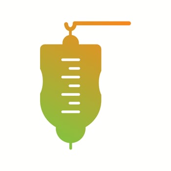Beautiful Drip Vector Glyph icon
