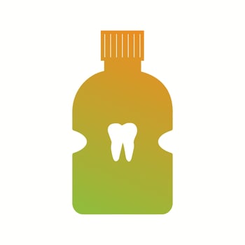Beautiful Teeth Vector Glyph icon
