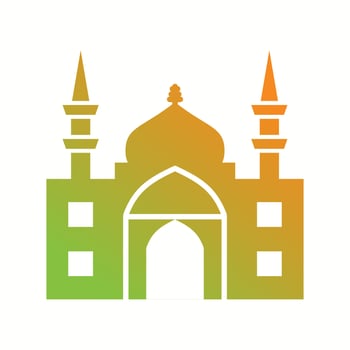 Beautiful Mosque Vector Glyph Icon