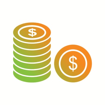 Beautiful Investment Vector Glyph icon