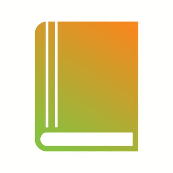 Beautiful Book Vector Glyph icon