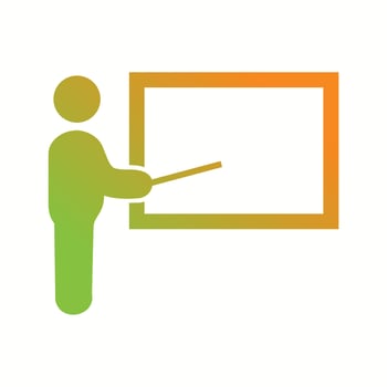 Beautiful Presentation Vector Glyph icon