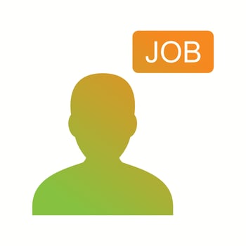 Beautiful Job Vector Glyph icon
