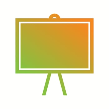 Beautiful Graph Vector Glyph icon