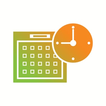 Beautiful Calendar Vector Glyph icon