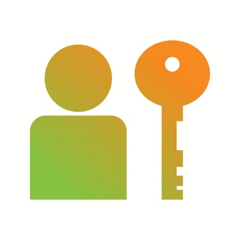 Beautiful Lock Vector Glyph icon