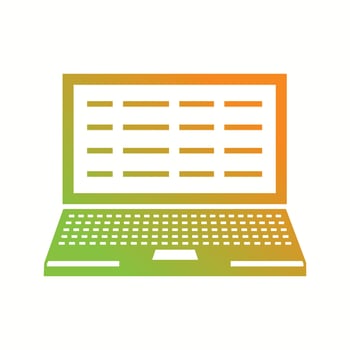 Beautiful Notebook Vector Glyph icon