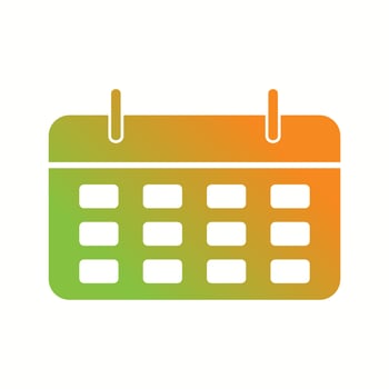 Beautiful Calendar Vector Glyph icon
