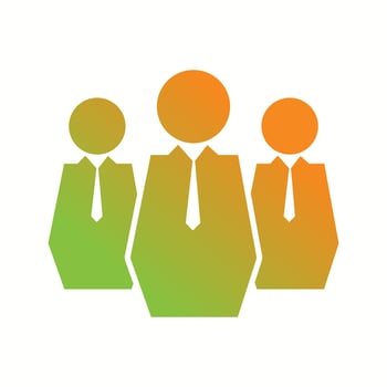 Beautiful Teamwork Vector Glyph icon