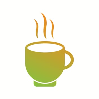 Beautiful Hot tea Vector Glyph icon
