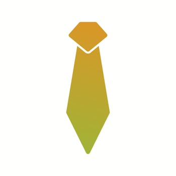 Beautiful Tie Vector Glyph icon