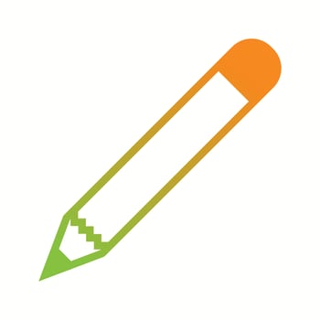 Beautiful Pencil Vector Glyph icon