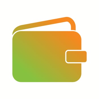 Beautiful Wallet Vector Glyph icon