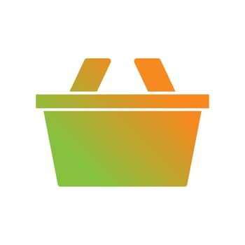 Beautiful Basket Vector Glyph icon