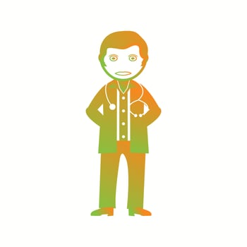 Beautiful Doctor Vector Glyph icon