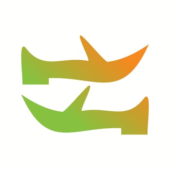 Beautiful Arabic Shoes Glyph Vector Icon