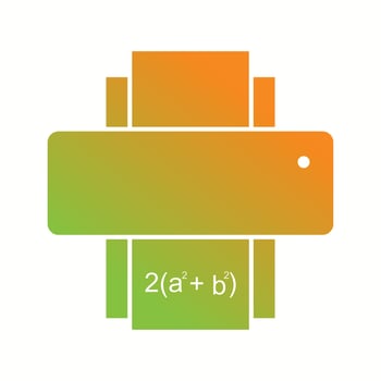 Beautiful Printer Glyph Vector Icon