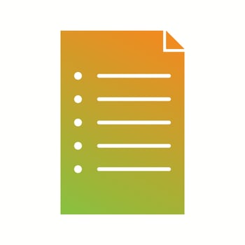 Beautiful Report Glyph Vector Icon