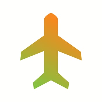 Beautifu Airplane mode Glyph Vector Icon