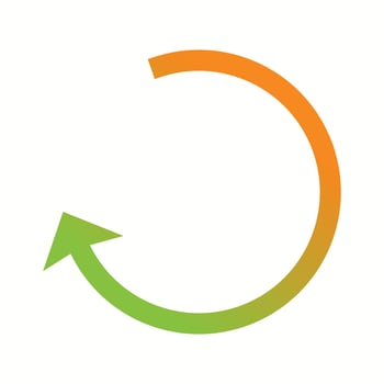 Beautiful Left Back Arrow Glyph Vector Icon