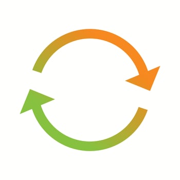 Beautiful Repeat Glyph Vector Icon