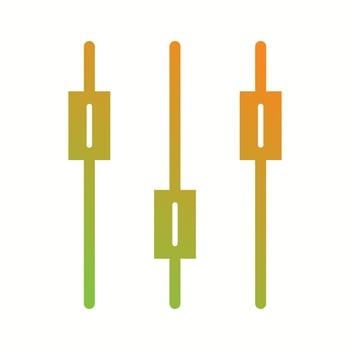 Beautiful Volume Control Glyph Vector Icon
