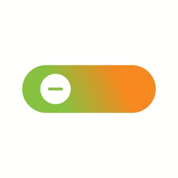 Beautiful Slide Button Glyph Vector Icon