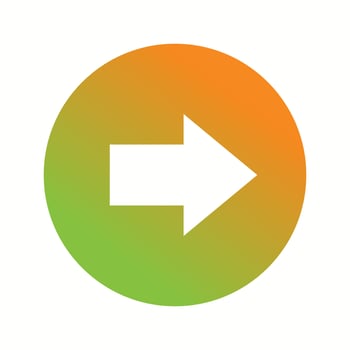 Beautiful Next Arrow Glyph Vector Icon
