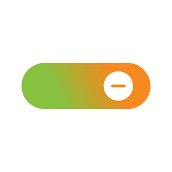 Beautiful Slide button Glyph Vector Icon
