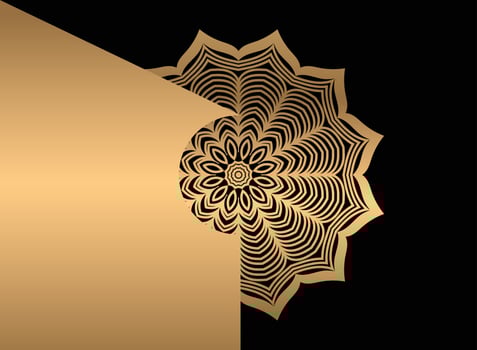 Mandala. Ethnic decorative element. Hand drawn backdrop. Islam, Arabic, Indian, ottoman motifs. vector