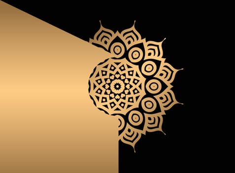 Mandala. Ethnic decorative element. Hand drawn backdrop. Islam, Arabic, Indian, ottoman motifs. vector
