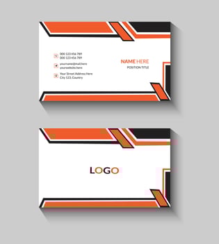 Modern Business Card Template Design vector