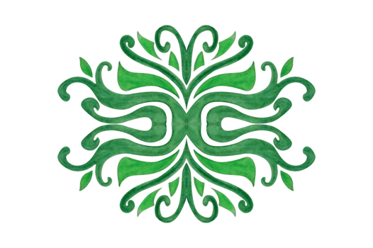 Green Plant Flora Ornament Border Design png