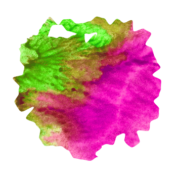 Watercolor round frame png