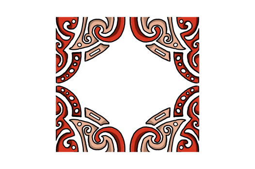 Red Chinese Style Ornament Border Design png