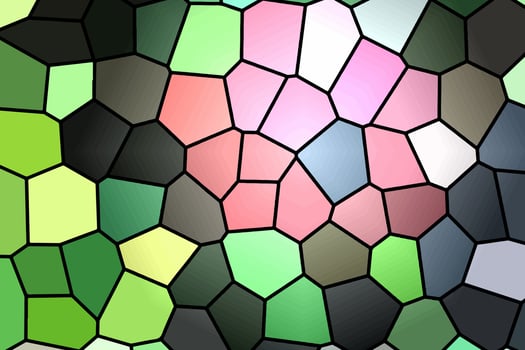 Unique Stained Glass Background vector