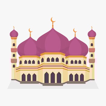 mosque illustration vector