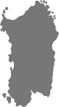 doodle freehand drawing of sardinia island map. png