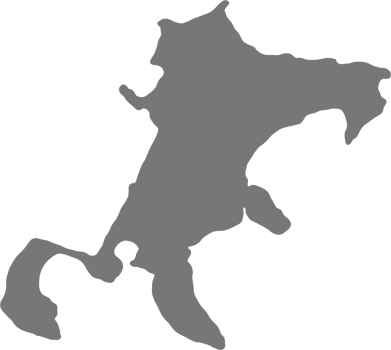 doodle freehand drawing of procida island map. png