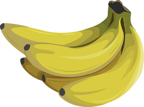 Tropical Sweet Banana Illustration png