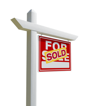 Sold Home For Sale Real Estate Sign - Transparent PNG. png