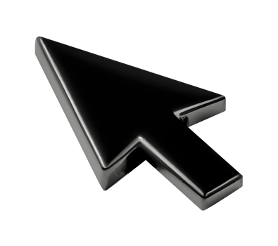 3d computer mouse cursor. arrow icon. . png