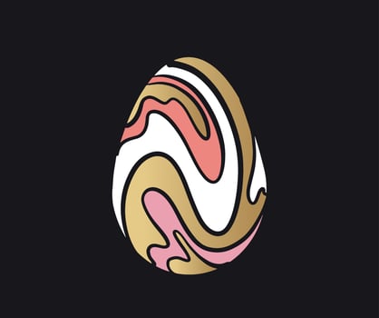 Eggs and elements for Easter vector