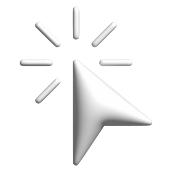 3d icon of cursor pointer png