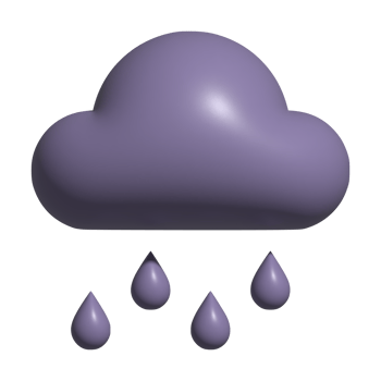 rain 3d icon png