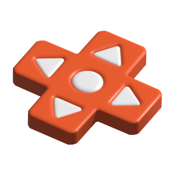 direction pad 3d icon png